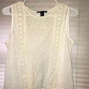 Lace tank top